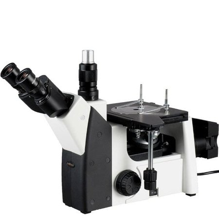 AMSCOPE 50X-1250X Trinocular Inverted Metallurgical Microscope ME1200TC